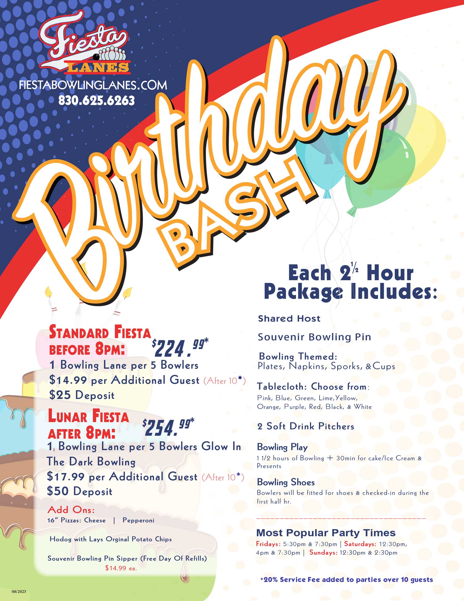 Kids Birthdays - Fiesta Bowling Lanes