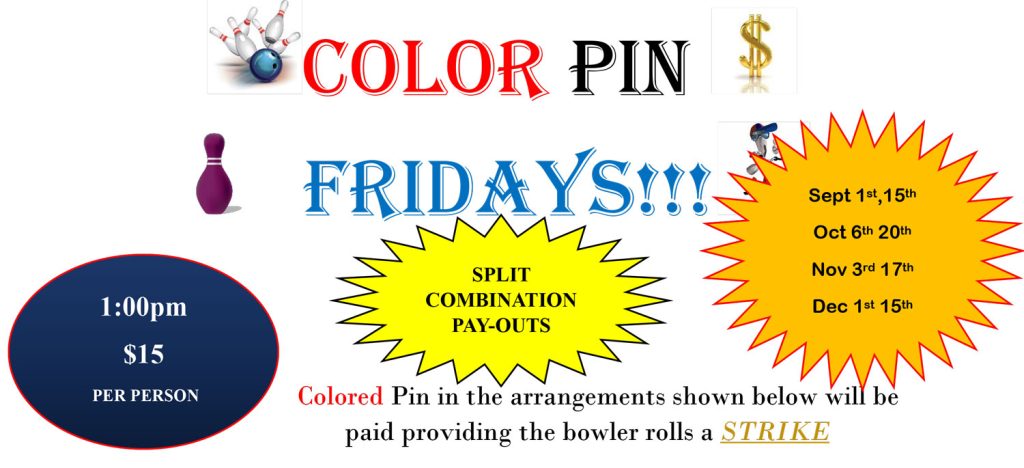 color pin fridays