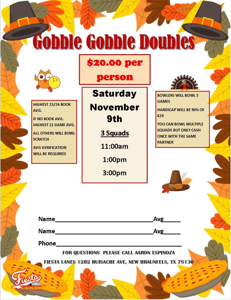 gobble gobble tournament