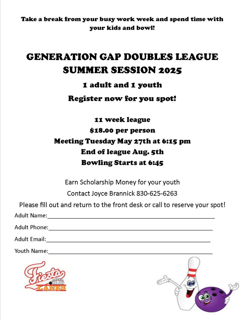 gen-gap summer flyer